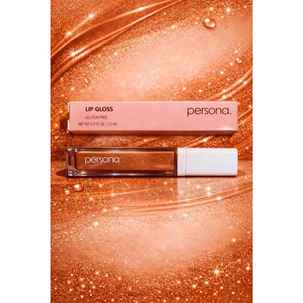 persona - Lip Gloss - Shade Honey Gloss - Vegan & Gluten Free - 6 mL